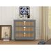 3 Drawer Cabinet,Natural rattan,American Furniture,Suitable for bedroom, living room, study