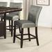6pc Counter Height Dining Set Dining Table w Storage 4x High Chairs 1x Bench,Faux Leather Tufted Seats ,Faux Marble Table Top