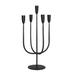 Hand-Forged Metal Candelabra - 9.5"L x 9.5"W x 19.5"H