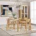 Beechgrove 72" Dining Table in Natural Brown by Kosas Home - 72Wx38Dx30H