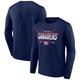 Men's Fanatics Branded Navy Montreal Canadiens Covert Long Sleeve T-Shirt