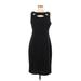 J. Taylor Casual Dress - Sheath: Black Solid Dresses - Women's Size 10