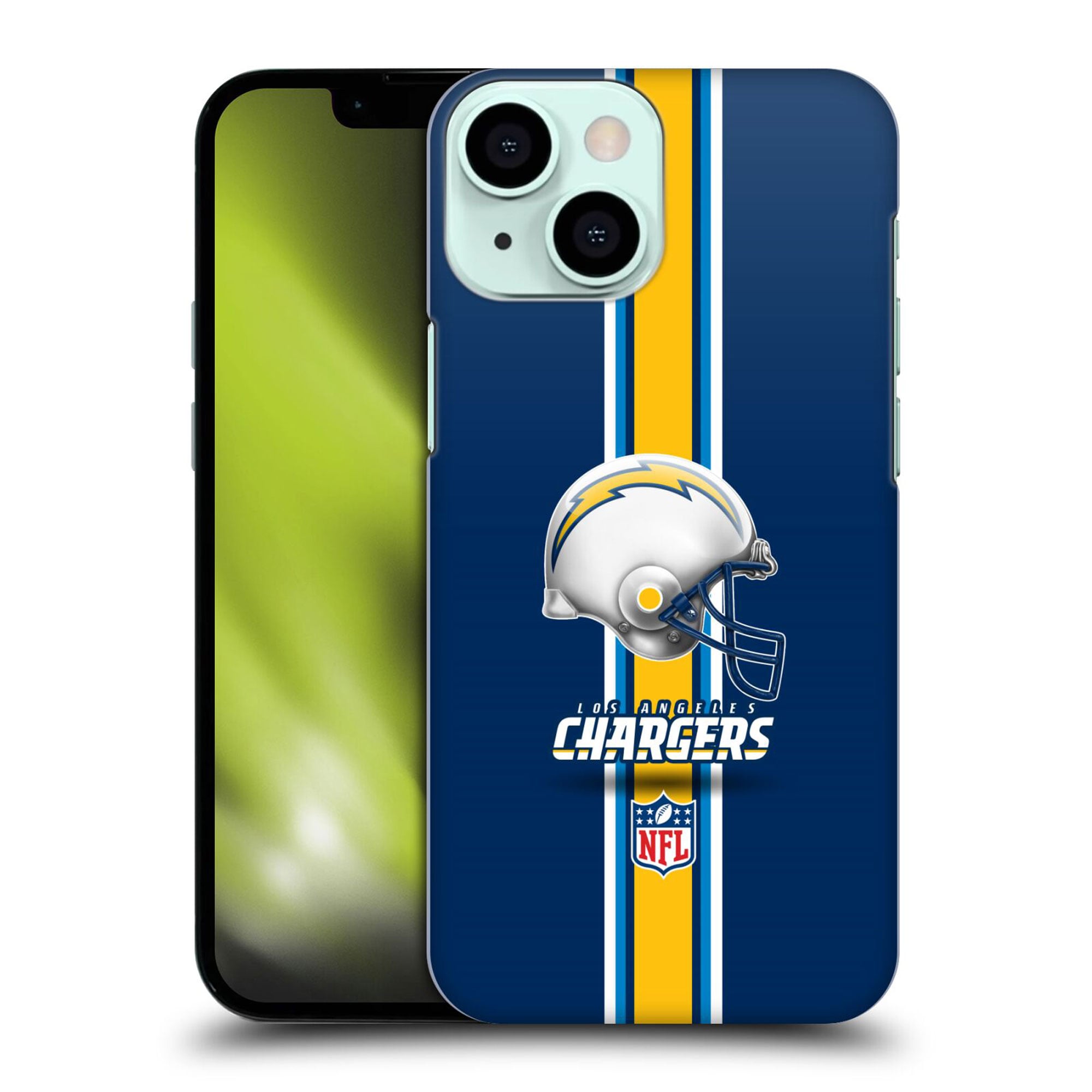 Coque Los Angeles Chargers rigide avec logo du casque - iPhone
