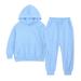 Pimfylm 2Pcs Baby Boys Hoodie Tops Pants Set Long Sleeve Sweatshirts Pants Clothes Set Boys Fall Winter 2PCS Boys Clothing Sets Sky Blue 110