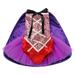 OBEEII Toddler Baby Girl Witch Costume Sanderson Sisters Cosplay Outfit Sleeveless Sequins Tulle Romper with Cape for Party Halloween Photo Shoot 6-12 Months Purple Sarah