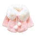 GYRATEDREAM Baby Girls Toddler Girls Winter Hooded Outerwear Capes Poncho Coat