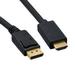 [Pack of 2] DisplayPort to HDMI Cable DisplayPort Male to HDMI Male 3 foot