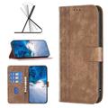 for Samsung Galaxy S21 Plus Wallet Case PU Leather Flip Folio Case with Card Holders Magnetic Closure Folding Adjustable Kickstand Vintage Phone Cover for Samsung Galaxy S21 Plus Brown
