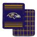 Pegasus Baltimore Ravens 60" x 70" Basic Block Double-Sided Royal Plush Blanket