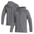 Men's adidas Gray Georgia Southern Eagles Tiro 21 Full-Zip Windbreaker Jacket