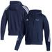 Men's adidas Navy Florida Atlantic Owls Fashion Full-Zip Hoodie