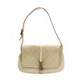 GUCCI Beige 'Jackie-O' Flap Small Shoulder, BEIGE