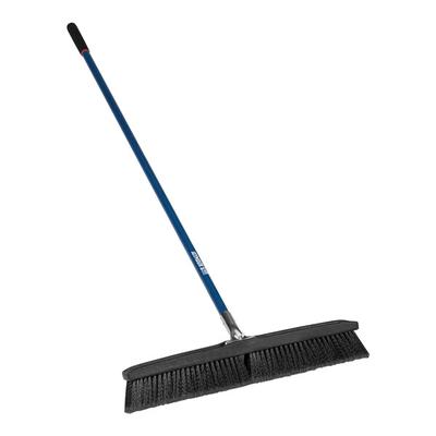 Seymour S400 Jobsite 82014 24" Smooth Surface Push Broom with 60" Fiberglass Handle
