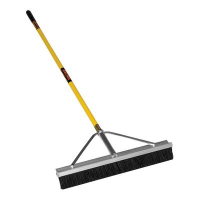 Structron S600 Power 82728 28" Maximum-Duty Industrial Push Broom with 60" Fiberglass Handle