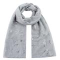 Glitter Dog Print Scarf - All Seasons Lovely Soft Wraps Shawl Scarves