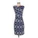 Ann Taylor Cocktail Dress - Sheath: Blue Dresses - Women's Size X-Small