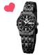 OPK Watches for Women, Fashion Dress Womens Watch, Waterproof Analog Quartz Stainless Steel Wristwatch, Elegant Birthday Gifts for Women Ladies & Girls, 8151: Black Strap Black Face, Modern