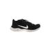 Nike Sneakers: Black Color Block Shoes - Women's Size 7 1/2 - Round Toe
