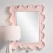 Uttermost Sea Coral 27 1/8" x 34 1/4" Pink Mirror