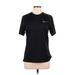 Nike Active T-Shirt: Black Print Activewear - Women's Size Medium