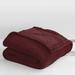 Safdie & Co. Inc. Knitted Throw Polyester in Red | 80 H x 60 W in | Wayfair 65284.Z.23