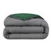 Bare Home Premium Ultra Soft Microfiber Reversible Comforter Polyester/Polyfill/Microfiber in Gray/Green | Twin/Twin XL Comforter | Wayfair