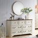 Lark Manor™ Armaan Vintage Farmhouse 7 Drawers Dresser Chests for Bedroom, Rustic Tall Chest of Drawers for Bedroom in White | Wayfair