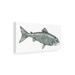 Highland Dunes Fish On Canvas by Wendy Edelson Canvas Art Canvas in Gray/White | 12 H x 24 W x 2 D in | Wayfair 642C4127509B4309885602090FF07BA0