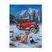The Holiday Aisle® Waiting For Christmas On Canvas by John Zaccheo Canvas Art Canvas | 14 H x 19 W x 2 D in | Wayfair