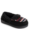 MUK LUKS Anais Moccasin Slipper - Womens M Size 7-8 Black Slipper Medium