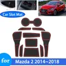 Tappetino antiscivolo per Slot per Auto per Mazda 2 Mazda2 DJ DL Demio 2014 2015 2016 2017 2018