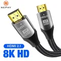 HDMI 8K Cable 8K/60Hz 4K/120Hz HMDI 2.1 Weave Cable 48Gbps For HDTV Splitter Switcher PS5 Ps4