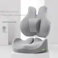 Memory Foam Office Chair Cushion Car Seat Support Waist Pillow Massage Lumbar Orthopedic Pillow