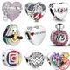 2022 New Puzzle of mother and daughter pendants charms Bead Fit Pendant Charm 925 Silver Original