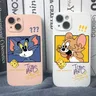 Mouse e Cat BFF Toms custodia per telefono Jerrys per IPhone 14 Plus 13 12 Mini 11 Pro Max Cover in