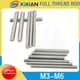 M3 M4 M5 M6 304 Stainless Steel Full Threaded Bar Fully Metric Thread Rod Screw Bolt Stud Length