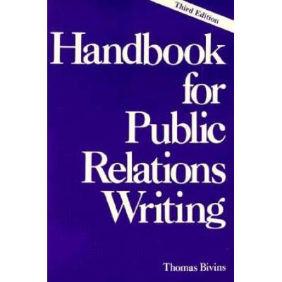 Handbook For Public Relations Writing