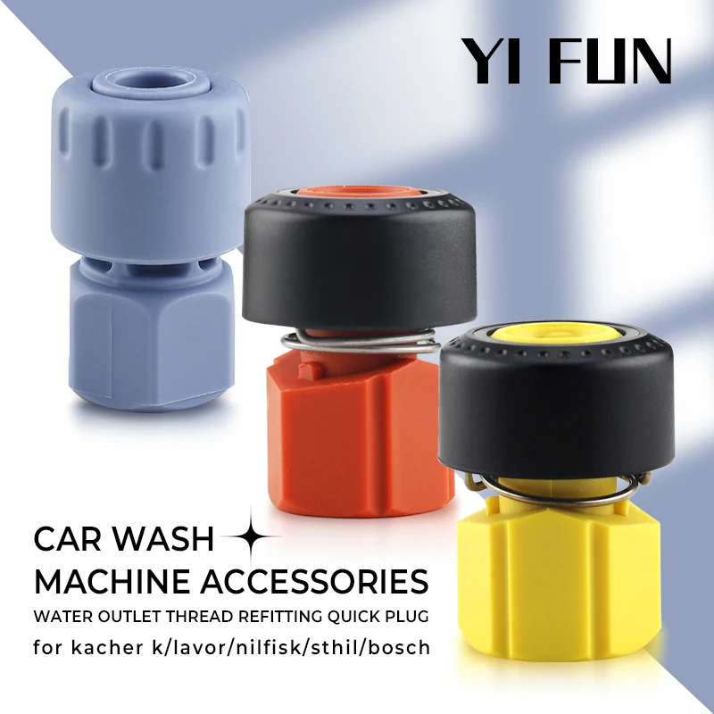 Adattatore per Karcher Lavor Nilfisk M22 uscita acqua idropulitrice ad alta pressione M22 tubo per mitragliatrice ad alta pressione a connessione rapida