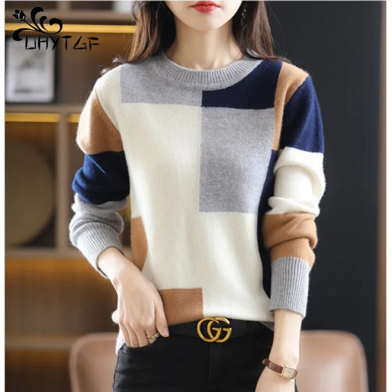 2025 Knit Women's Sweater Vrouw Truien Dames Pull Hiver Femme Chandails Frau Pullover Winter Clothes Knit Tops Women Sweaters