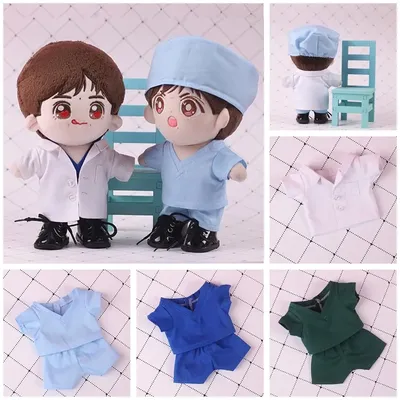 Clothing Accessories Fashion Suit for Idol Dolls Plush Doll's Clothes 20cm Doll Clothes Shorts Tops