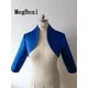 Custom made White In the sleeve wedding jacket New Arrival satin bolero jackets for evening dresses