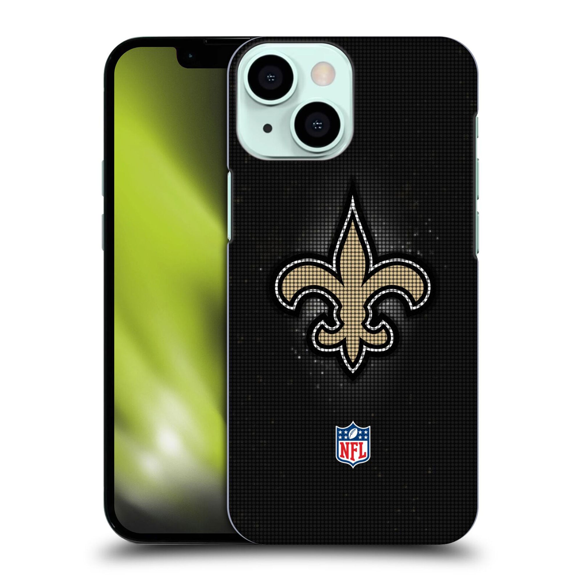 Coque New Orleans Saints rigide avec logo LED - iPhone