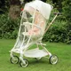 EVA Baby Stroller Accessories Waterproof Rain Cover Transparent Wind Dust Shield Zipper Open For