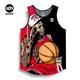 dpoy original design 2021 basketball vest loose and breathable men's basketball star athlete art