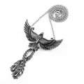 3D Phoenix design Anhänger Halskette edelstahl Vogel Charme Halsband Gute detail Tier Schmuck für