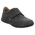 Klettschuh JOMOS "CAMPUS" Gr. 40, schwarz (schwarz, grau) Herren Schuhe Klettschuhe Komfortschuh, Freizeitschuh mit Ziernähte