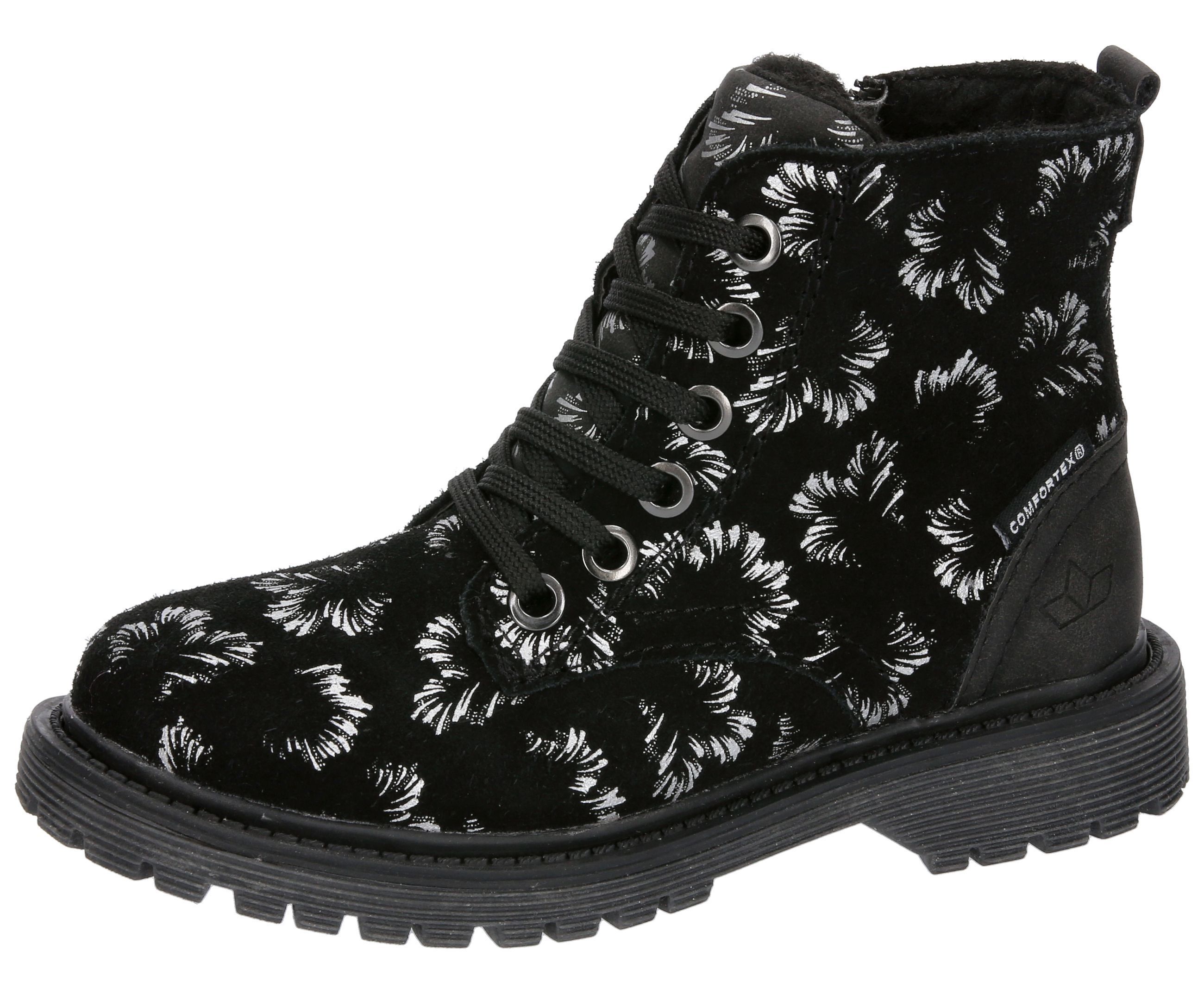 Winterstiefel LICO "Trendstiefel Malati", Gr. 31, schwarz, Veloursleder, Schuhe Image