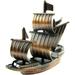 Treasure Bronze Metal Spanish Galleon Cast Pencil Sharpener