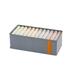 JikoIiving Fabric Storage Box Large Capacity Foldable Non-woven Storage Box Uncovered Organized Household Drawer Type