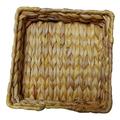 1Pc Water Hyacinth Basket Handmade Woven Storage Basket Desktop Organizer